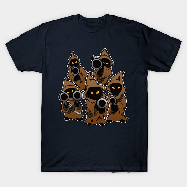 Small Bounty Hunters T-Shirt by Rackham